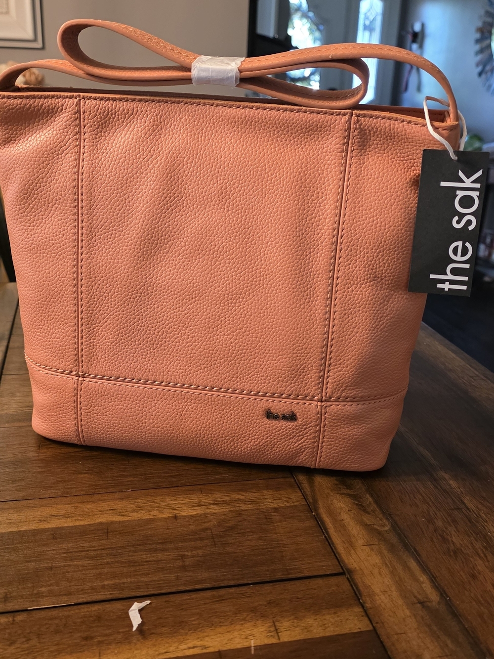 The Sak Pebbled Leather Tote - Coral Pink